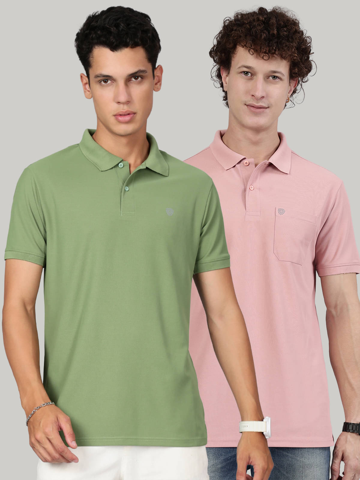 Lux Cozi Men Cotton Blend Regular Fit Solid Polo T Shirt ( Green ) Lux Cozi Men Cotton Blend Regular Fit Solid Polo T Shirt ( Green )