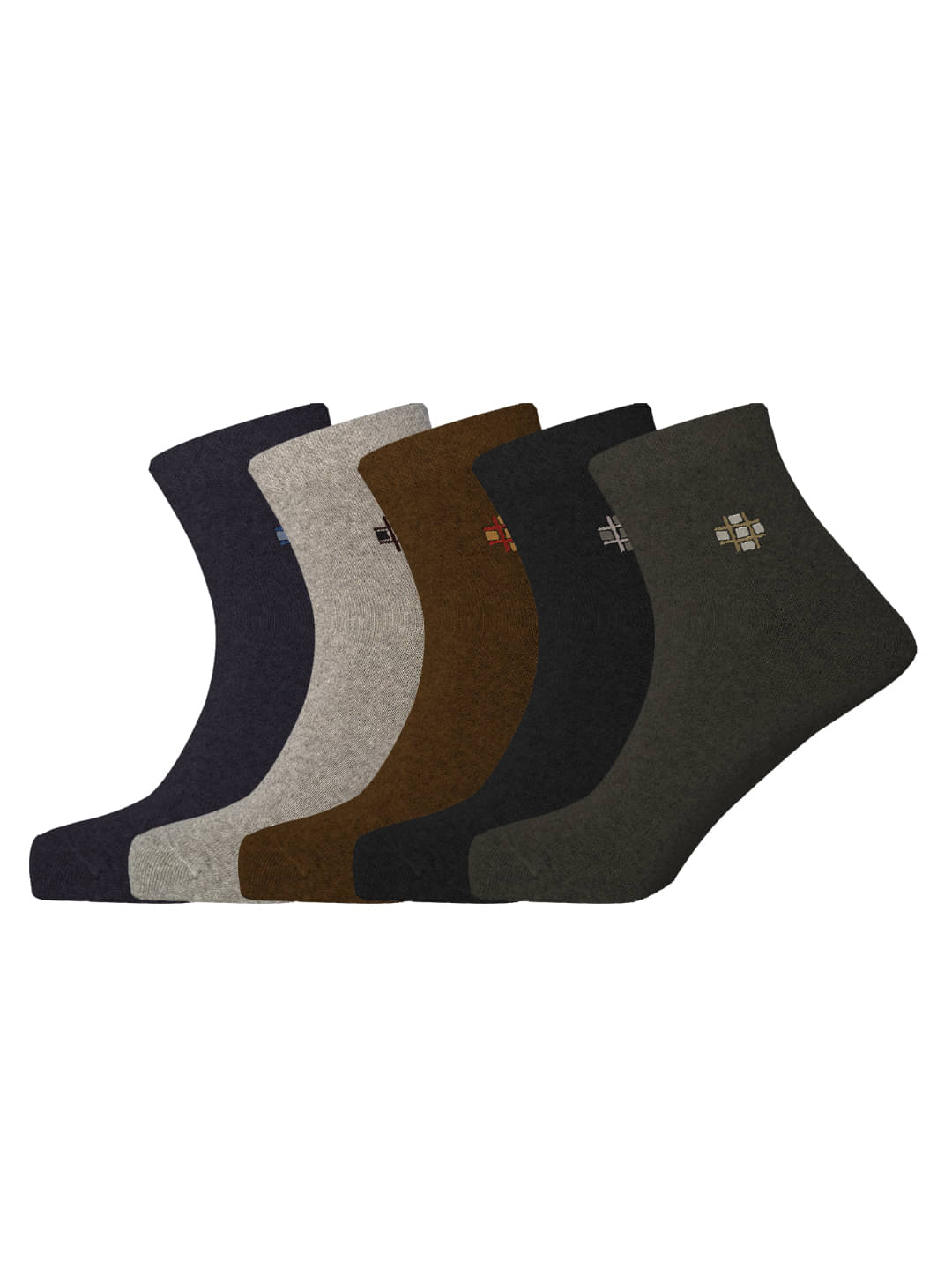     			Lux Nitro Pack of 5 Men's Cotton Blend Ankle Length Socks ( Multicolor 5 )
