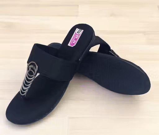     			M/s Ramsar Footwear Black Women's Flats