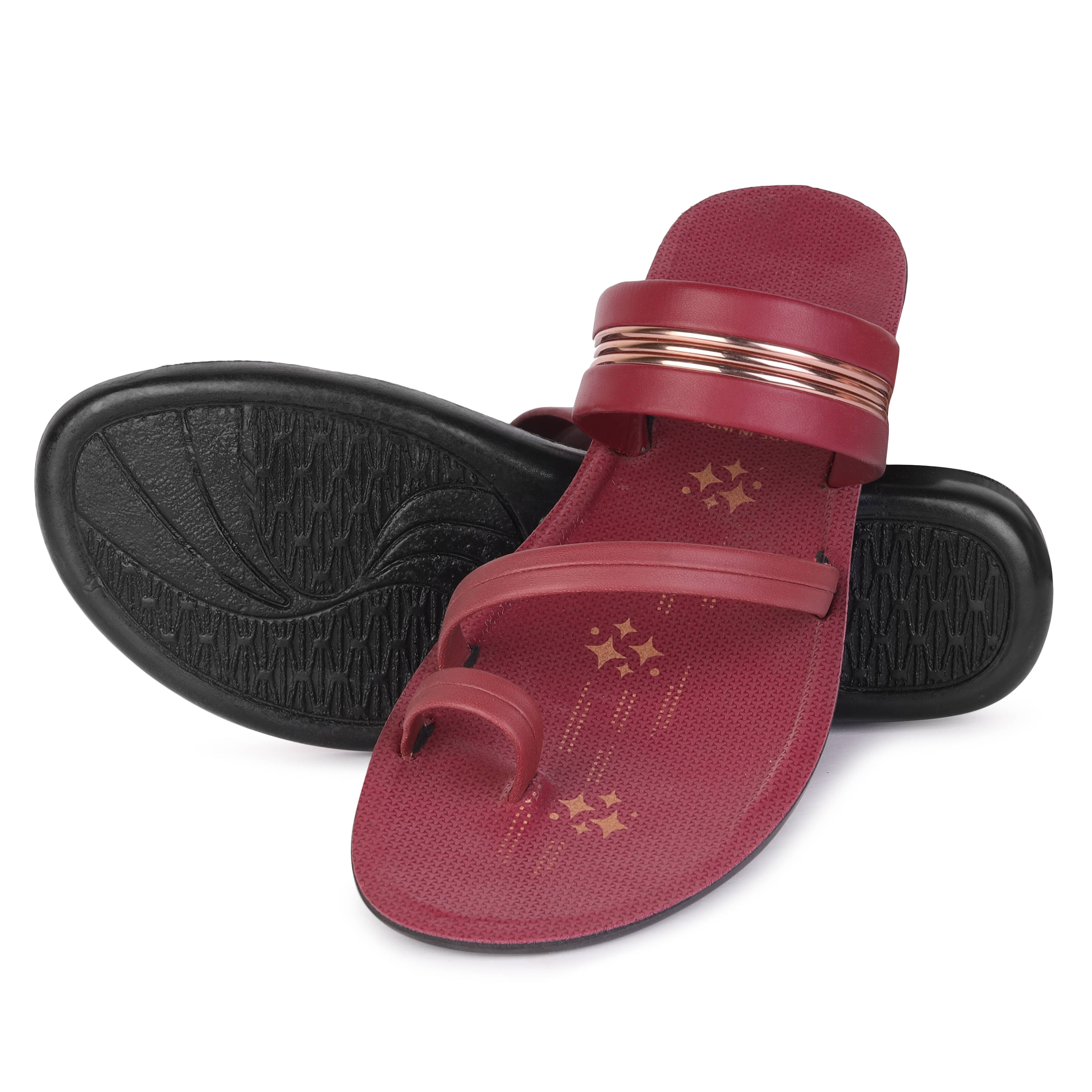     			PENNEN Maroon Women's Slipper