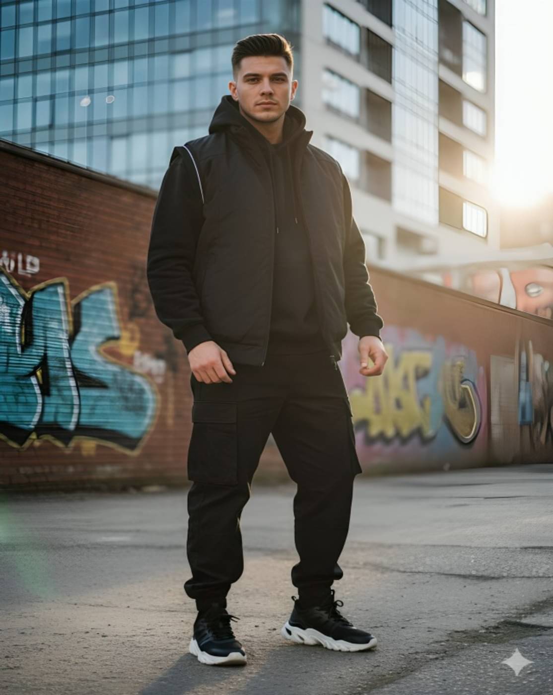     			PLUS PARADISE Polyester Men's Casual Jacket - Black ( Pack of 1 )
