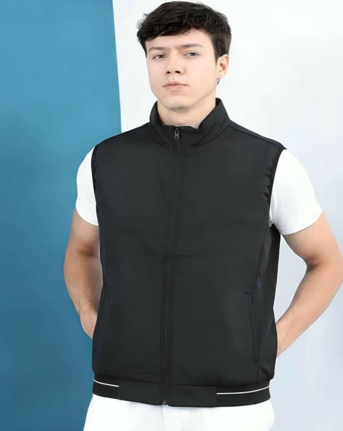 PLUS PARADISE Polyester Men's Casual Jacket - Black ( Pack of 1 ) PLUS PARADISE Polyester Men's Casual Jacket - Black ( Pack of 1 )