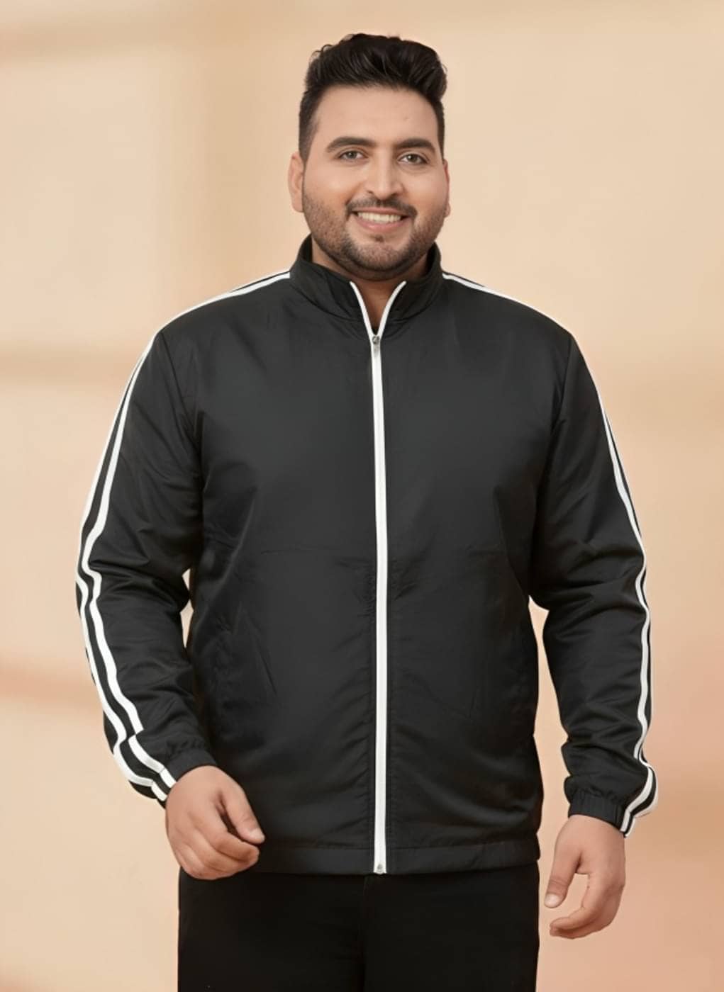 PLUS PARADISE Polyester Men's Windcheater Jacket - Black ( Pack of 1 ) - Jackets & Coats | Buy online on ZillyBuy