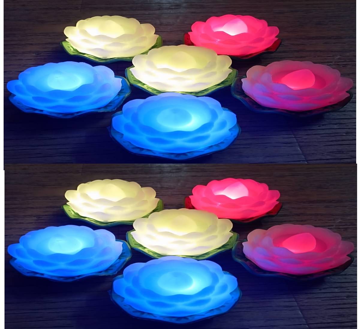     			Qin Pin - LED Candle Battery Opearted Multi ( Pack of 12 )