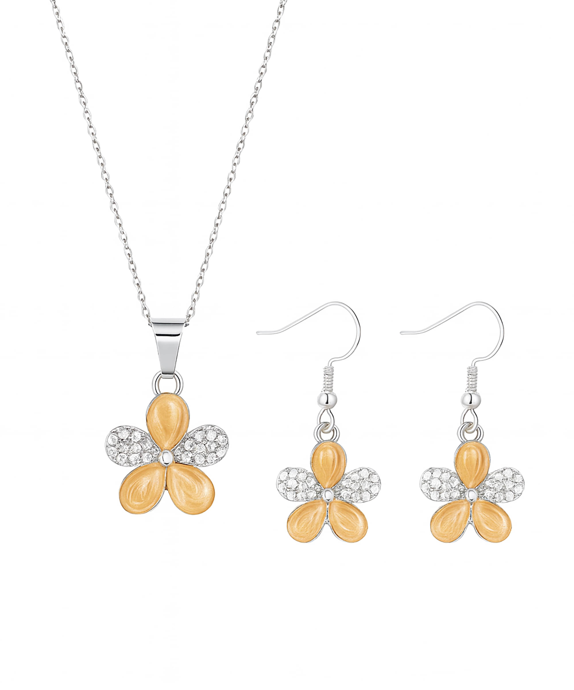    			RANEM Orange Pendant set ( Pack of 1 )