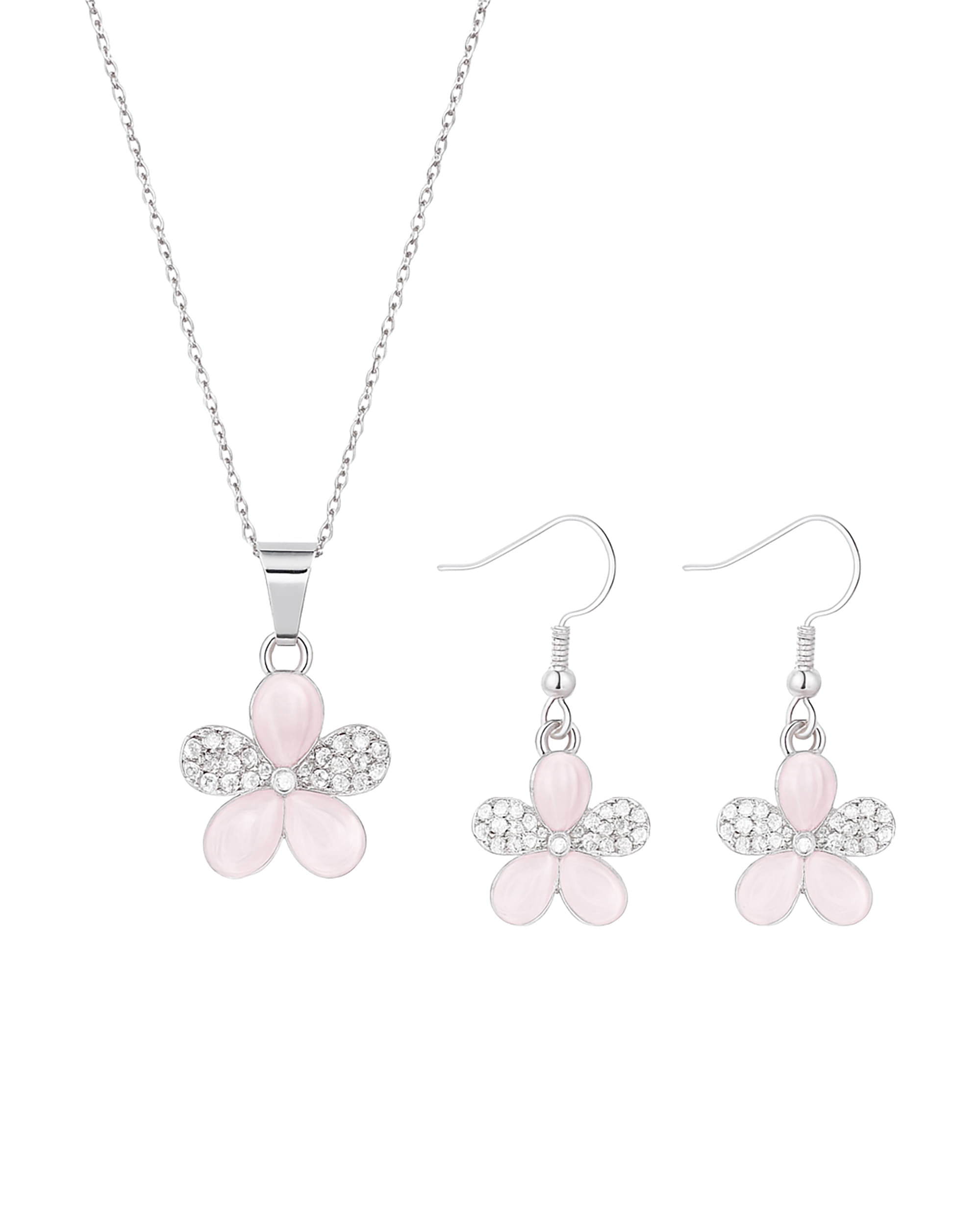     			RANEM Pink Pendant set ( Pack of 1 )