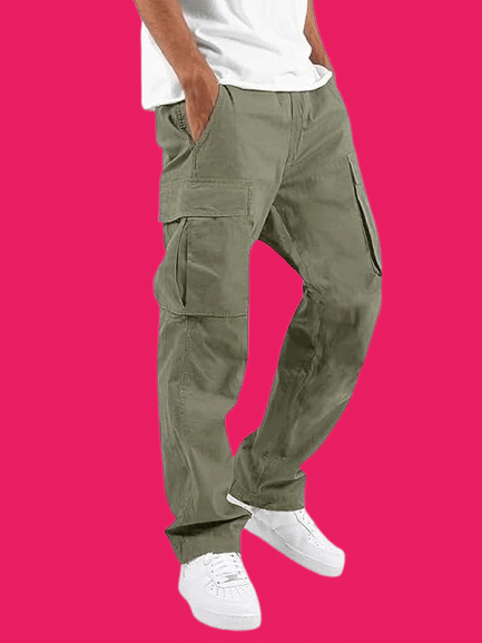     			REKHOLA Regular Men's Cargos - Olive Green ( Pack of 1 )