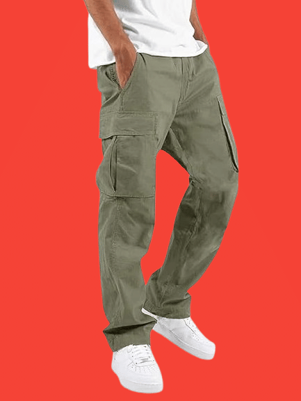     			REKHOLA Regular Men's Cargos - Olive Green ( Pack of 1 )