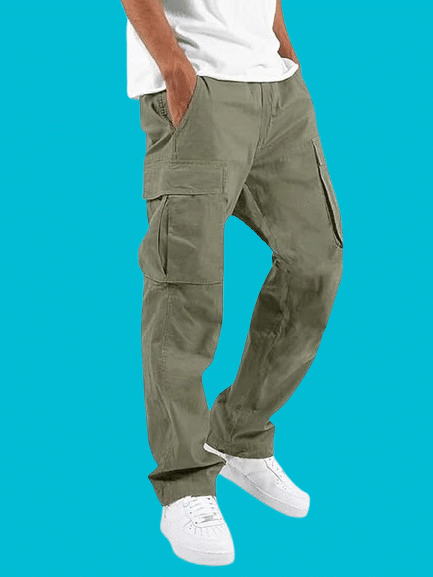     			REKHOLA Regular Men's Cargos - Olive Green ( Pack of 1 )