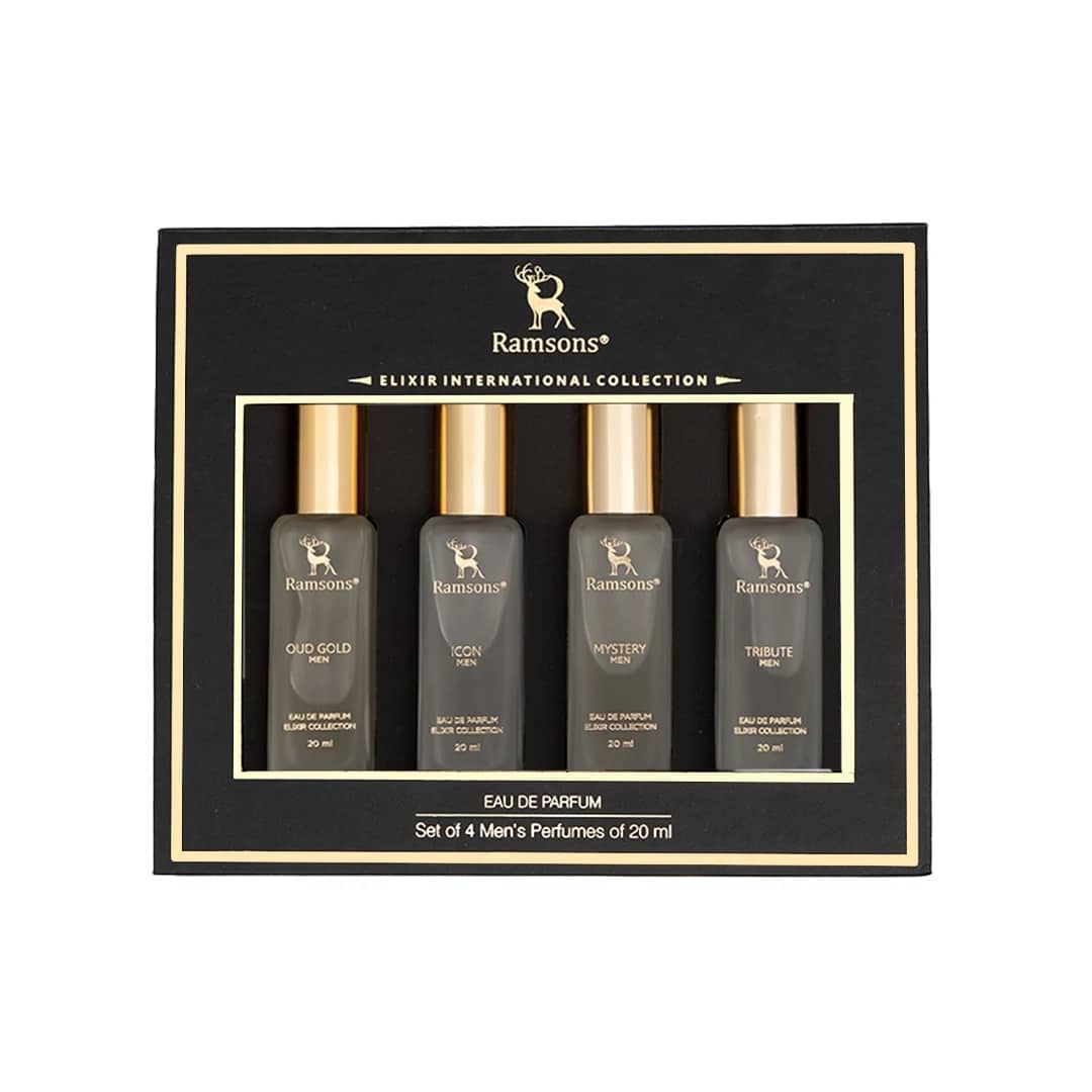 Ramsons Eau De Parfum (EDP) Oriental Mild -Fragrance For Men ( Pack of 4 )