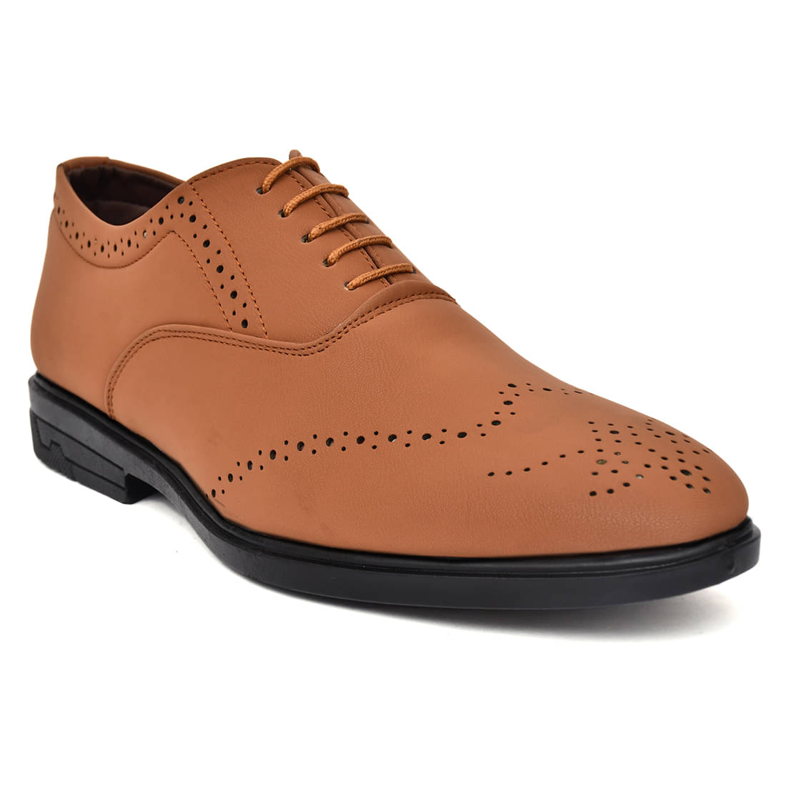     			Rimezs Tan Men's Derby Formal Shoes