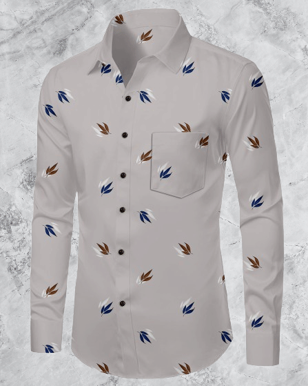 SHREE VASTRA HOUSE Cotton Blend Regular Fit Self Design Full Sleeves Men's Casual Shirt - Grey ( Pack of 1 )     			SHREE VASTRA HOUSE Cotton Blend Regular Fit Self Design Full Sleeves Men's Casual Shirt - Grey ( Pack of 1 )