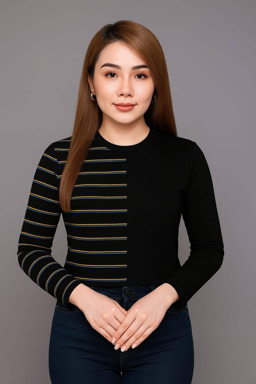     			STYLE MART Women's Lycra A-Line Top ( Black )