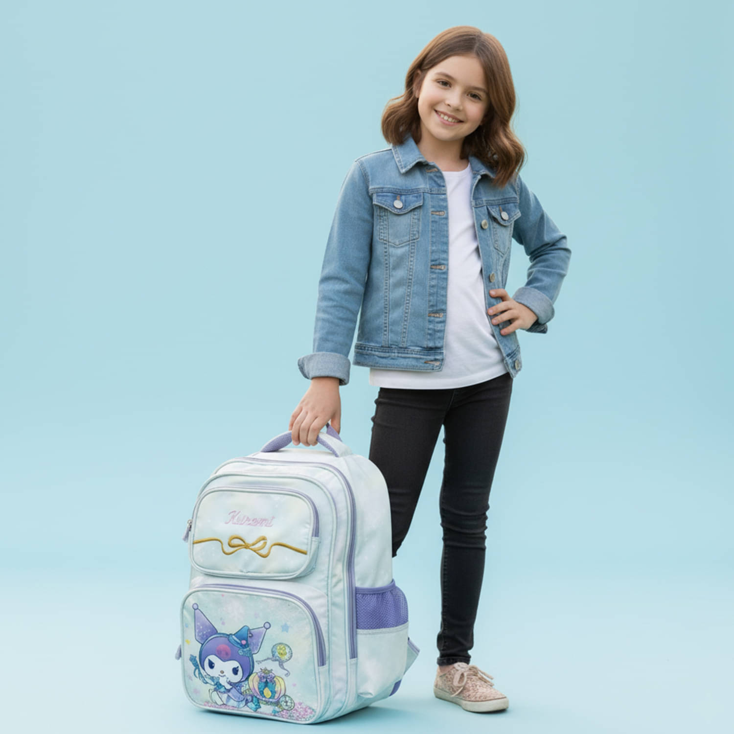     			Sageware 20 Ltrs Polyester Backpack *For Boys & Girls ( Purple )