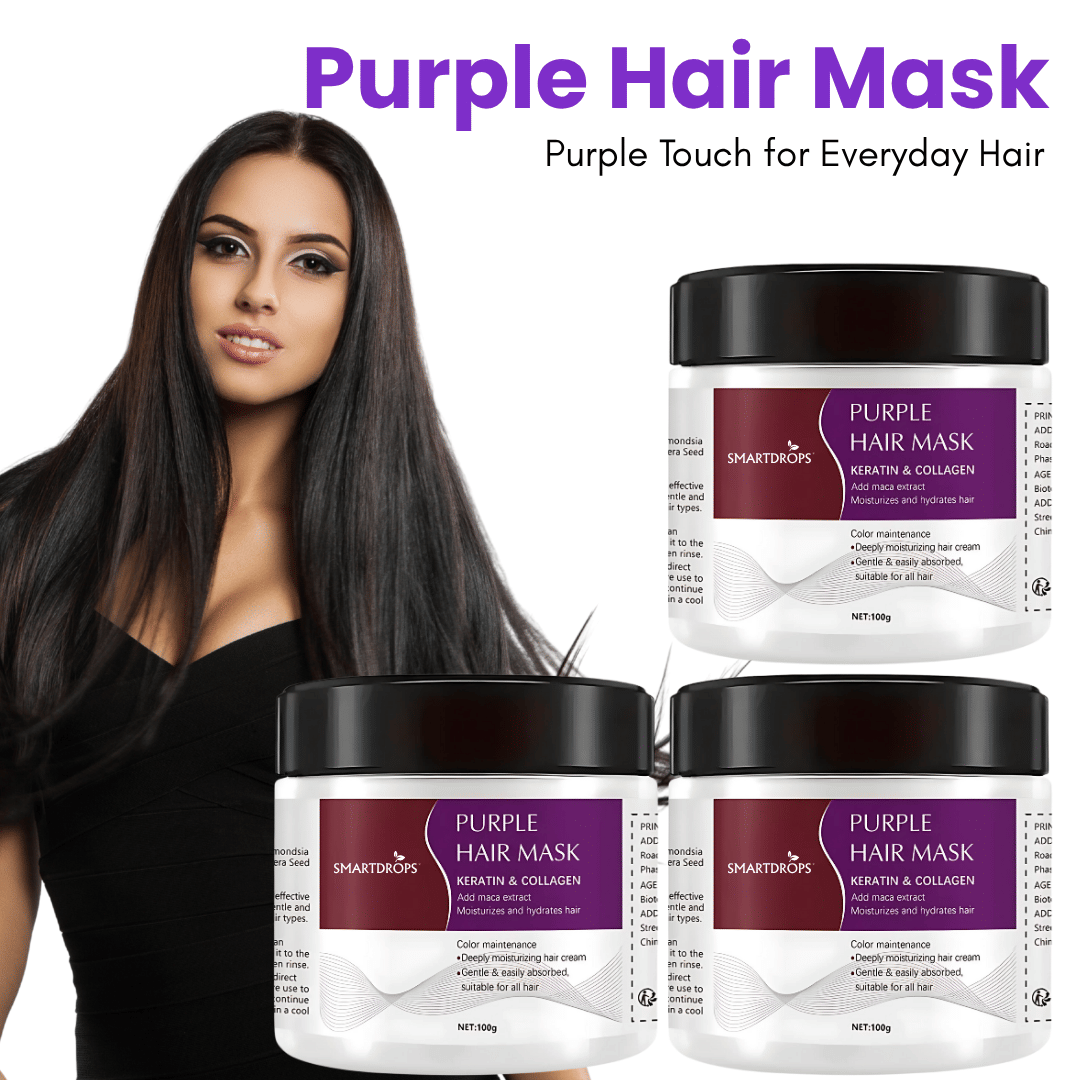     			Smartdrops Moisturizing Hair Mask For Damaged Hair ( Pack of 3 )