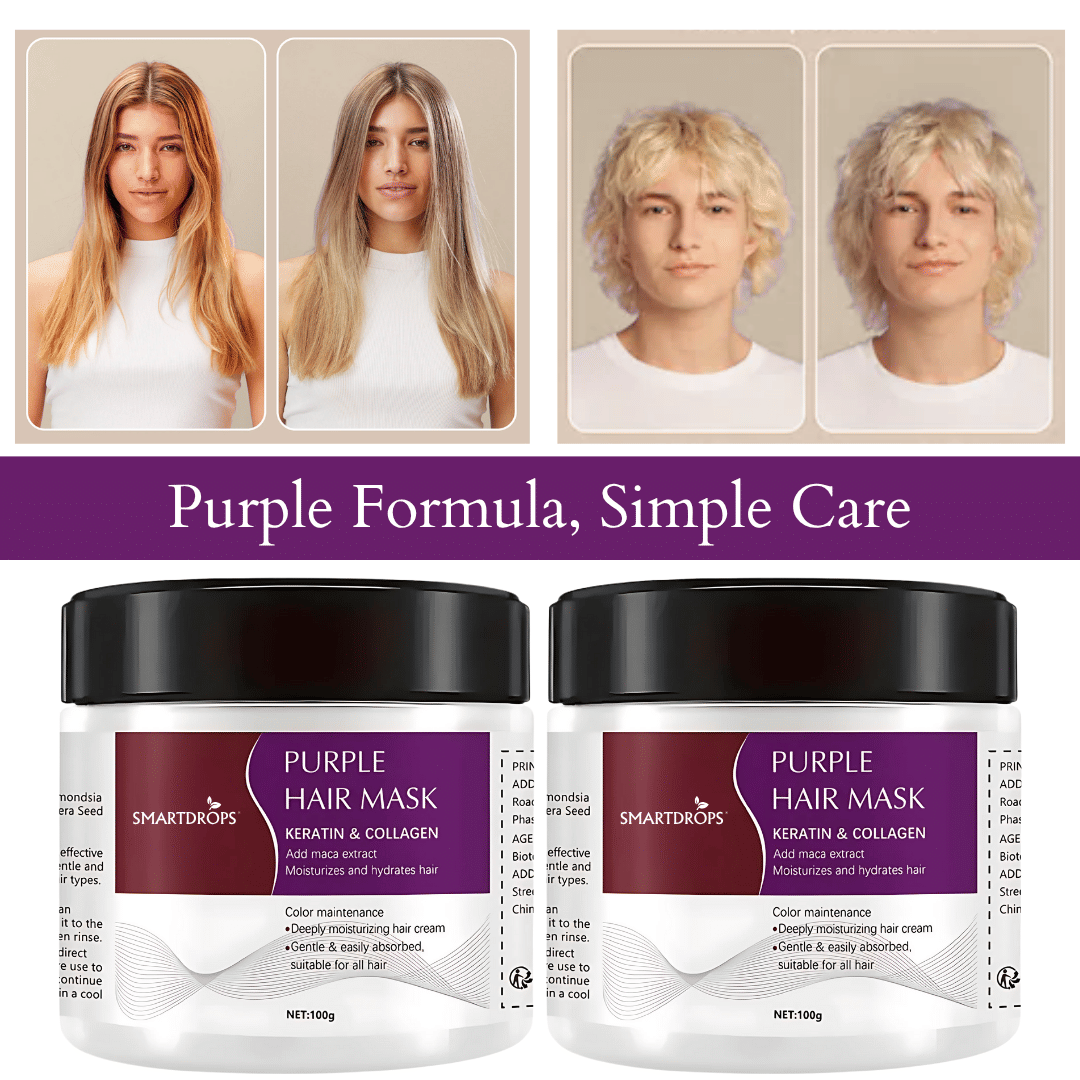     			Smartdrops Shine Enhancing Hair Mask For Wavy Hair ( Pack of 2 )