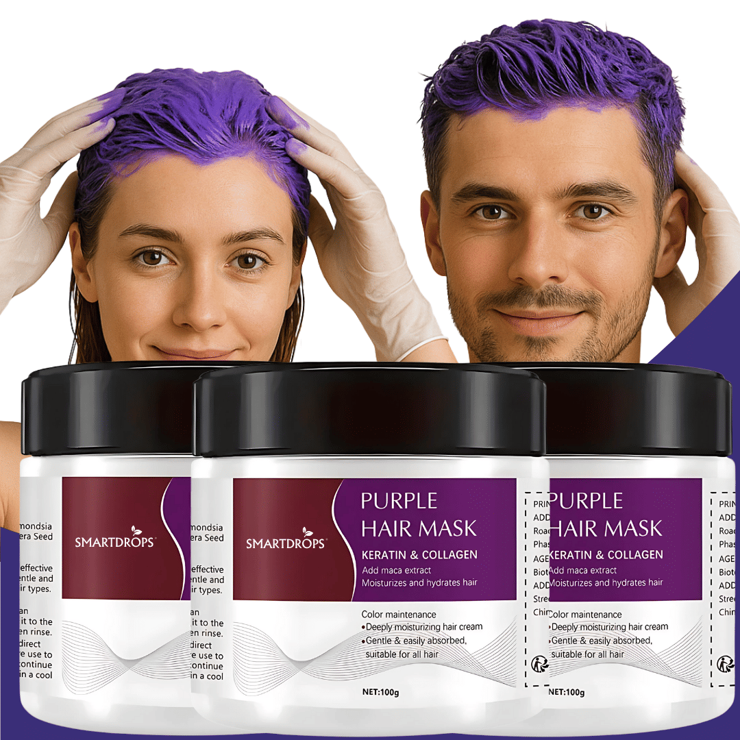     			Smartdrops Shine Enhancing Hair Mask For Damaged Hair ( Pack of 3 )