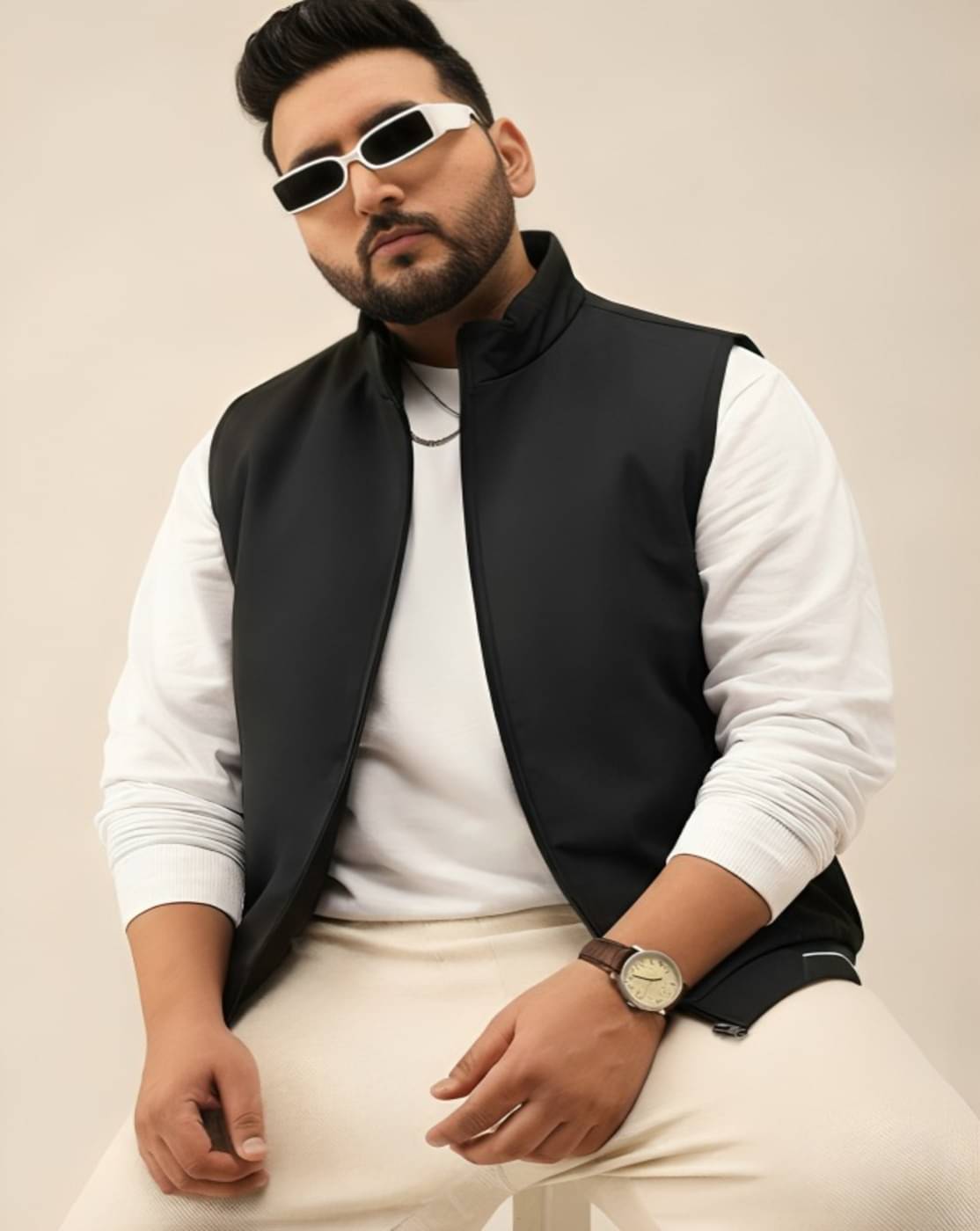     			THECLASSICTOGS Polyester Men's Casual Jacket - Black ( Pack of 1 )