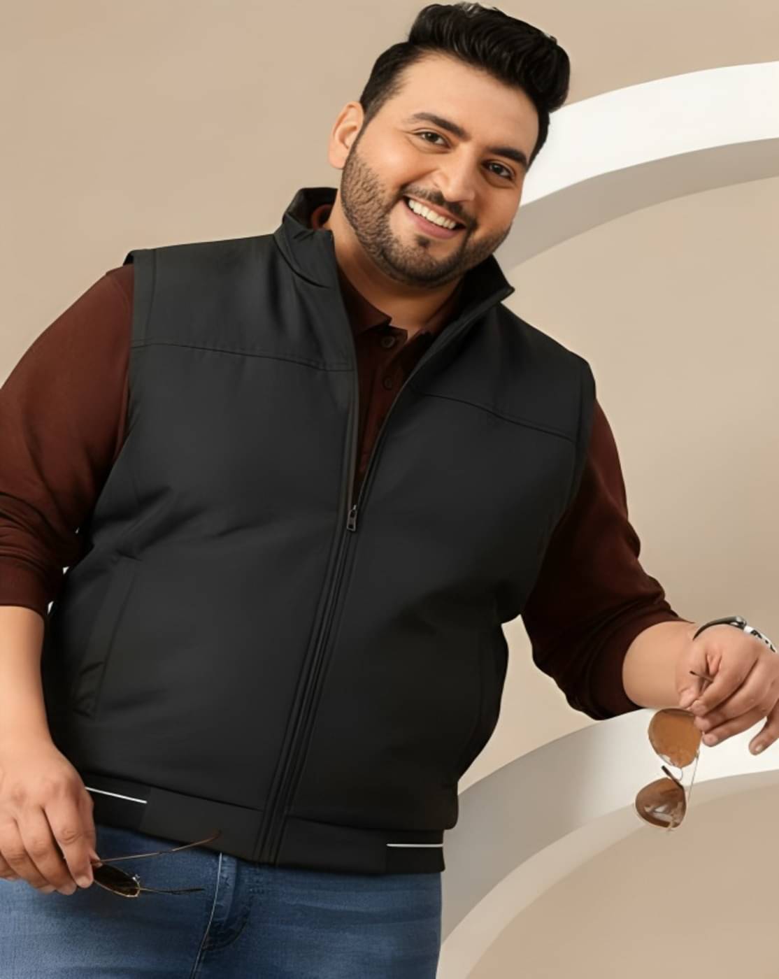     			THECLASSICTOGS Polyester Men's Casual Jacket - Black ( Pack of 1 )