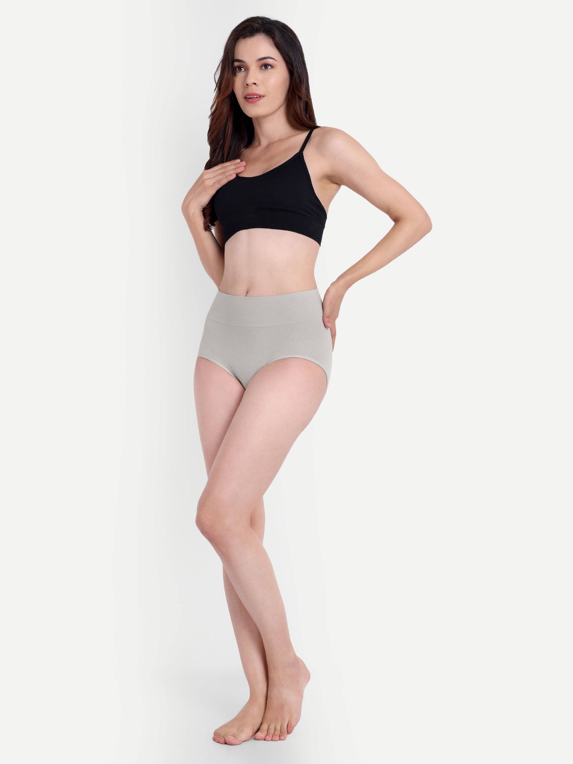     			Viya Fashion Women Cotton Tummy Shaper ( Grey )