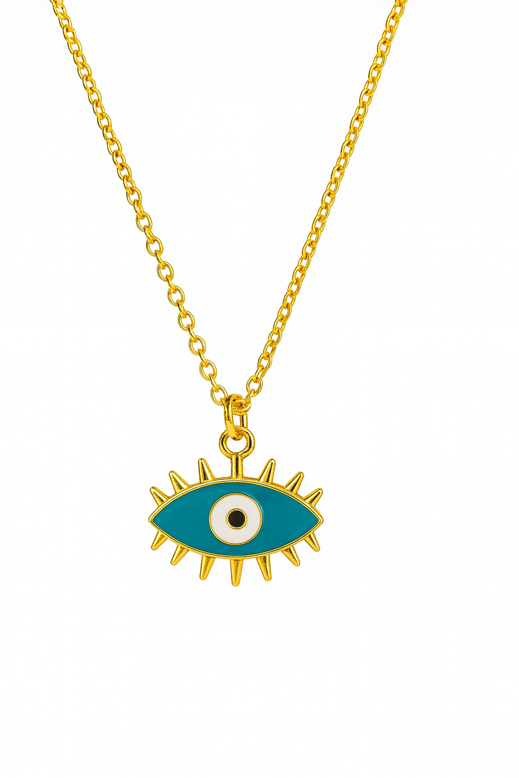     			draky jewels Light Blue Pendant ( Pack of 1 )