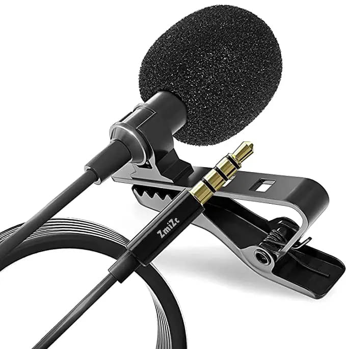     			3.5mm Clip IMPORTED Microphone For Youtube | Collar Mic for Voice Recording | Lapel Mic Mobile, PC, Laptop, Android Smartphones, DSLR Camera Microphone Microphone collar mic (Black)