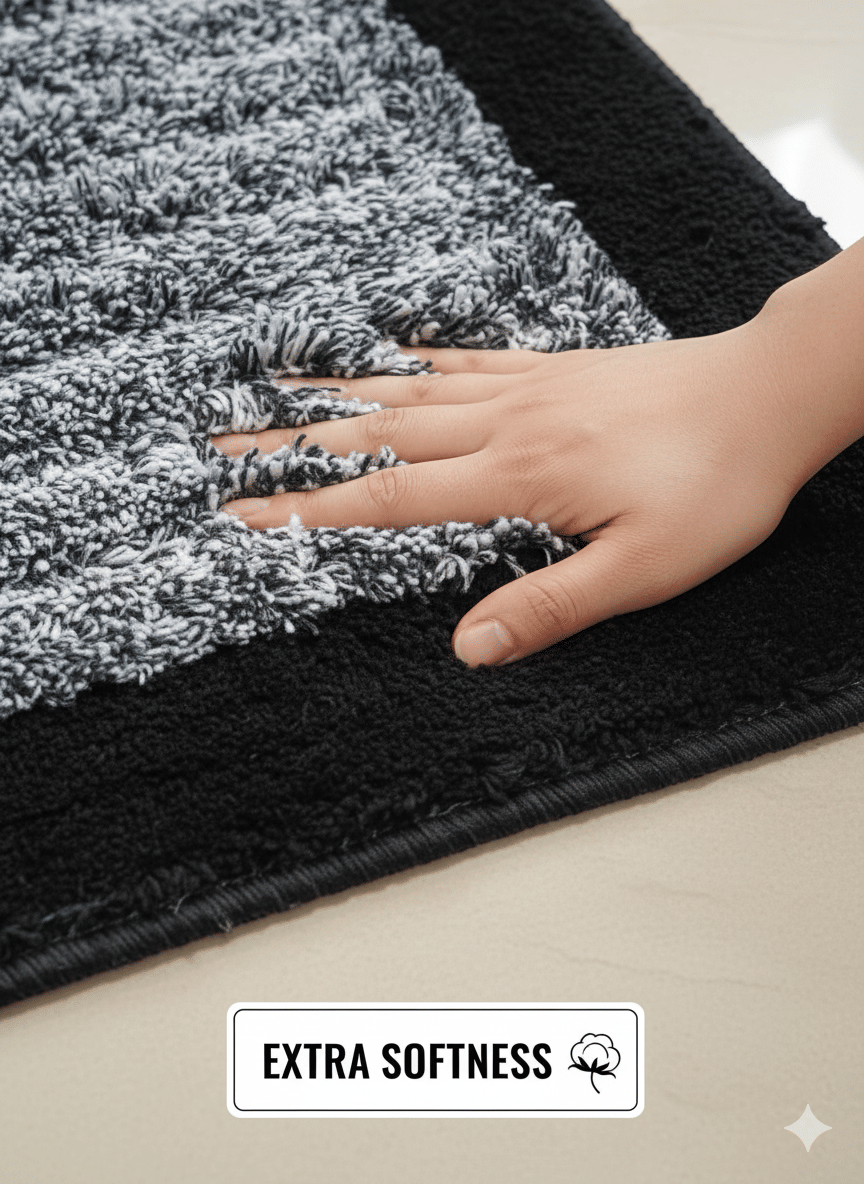     			ANtiqo Blue Cotton Rectangular Floor Mat ( Pack of 1 )