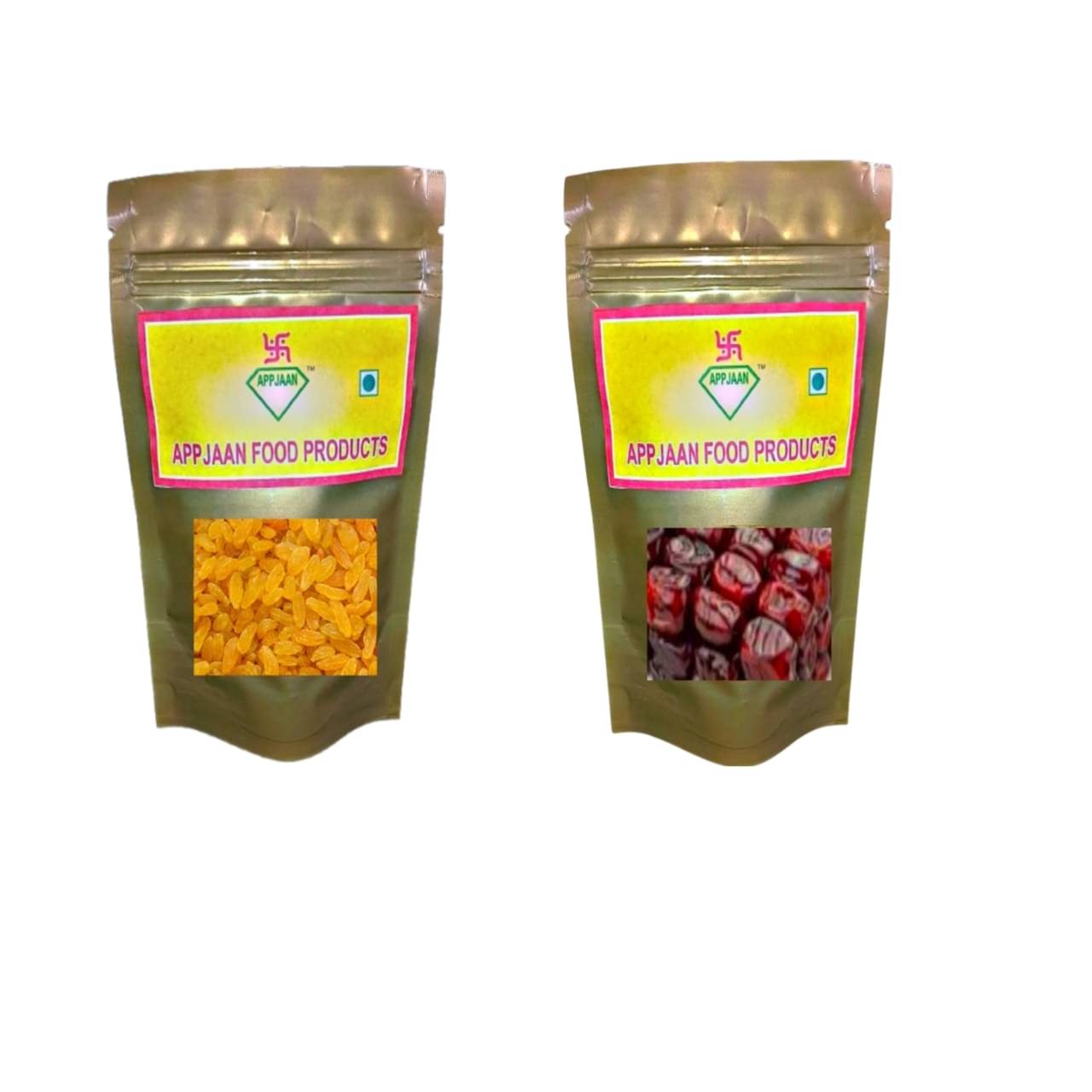     			APPJAAN Raisin (Kishmish),Dates (Khajoor) 200 g Pack of 2