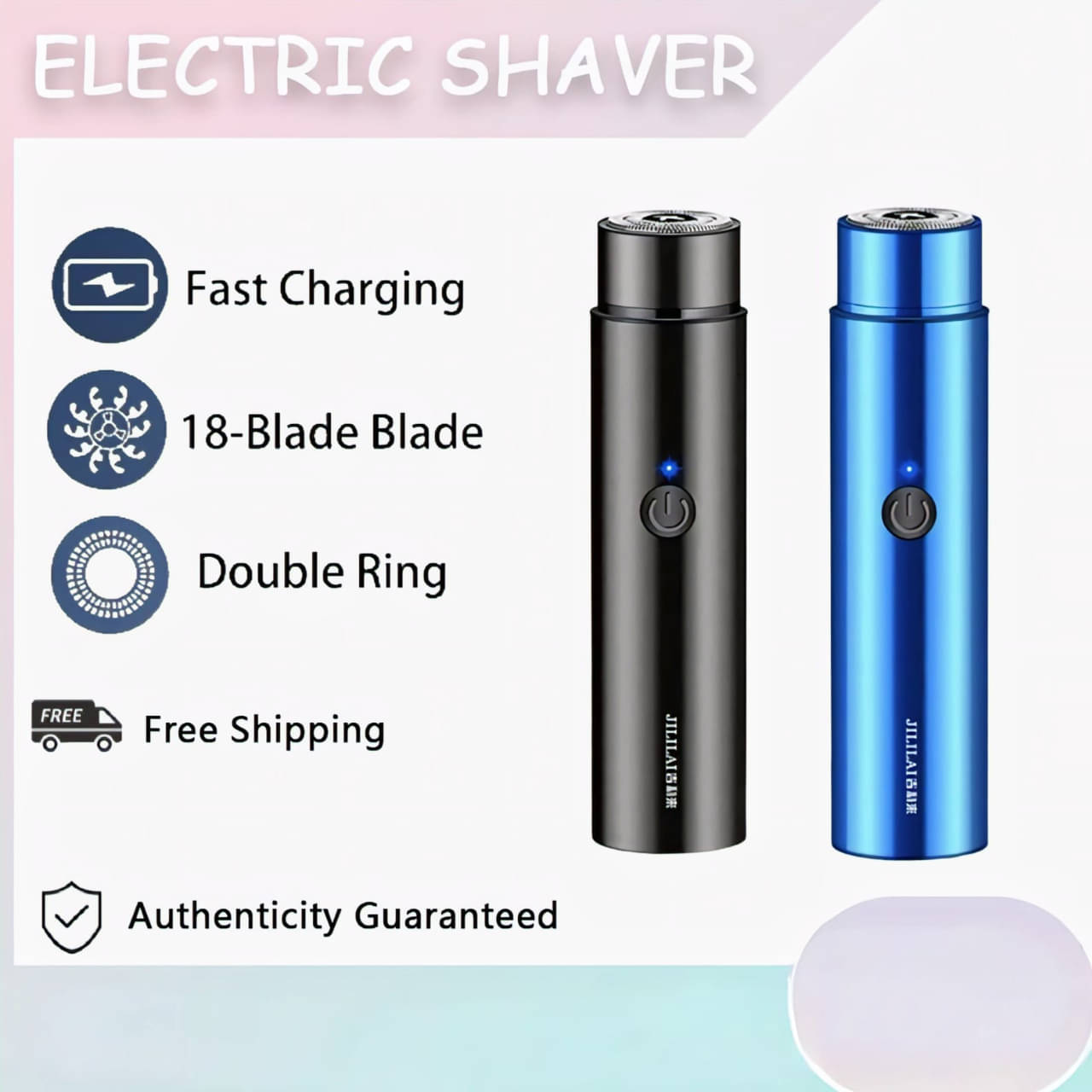     			ATALOG MINI SHAVER TRIMMER Blue Corded Bikini Area With 100 minutes Runtime