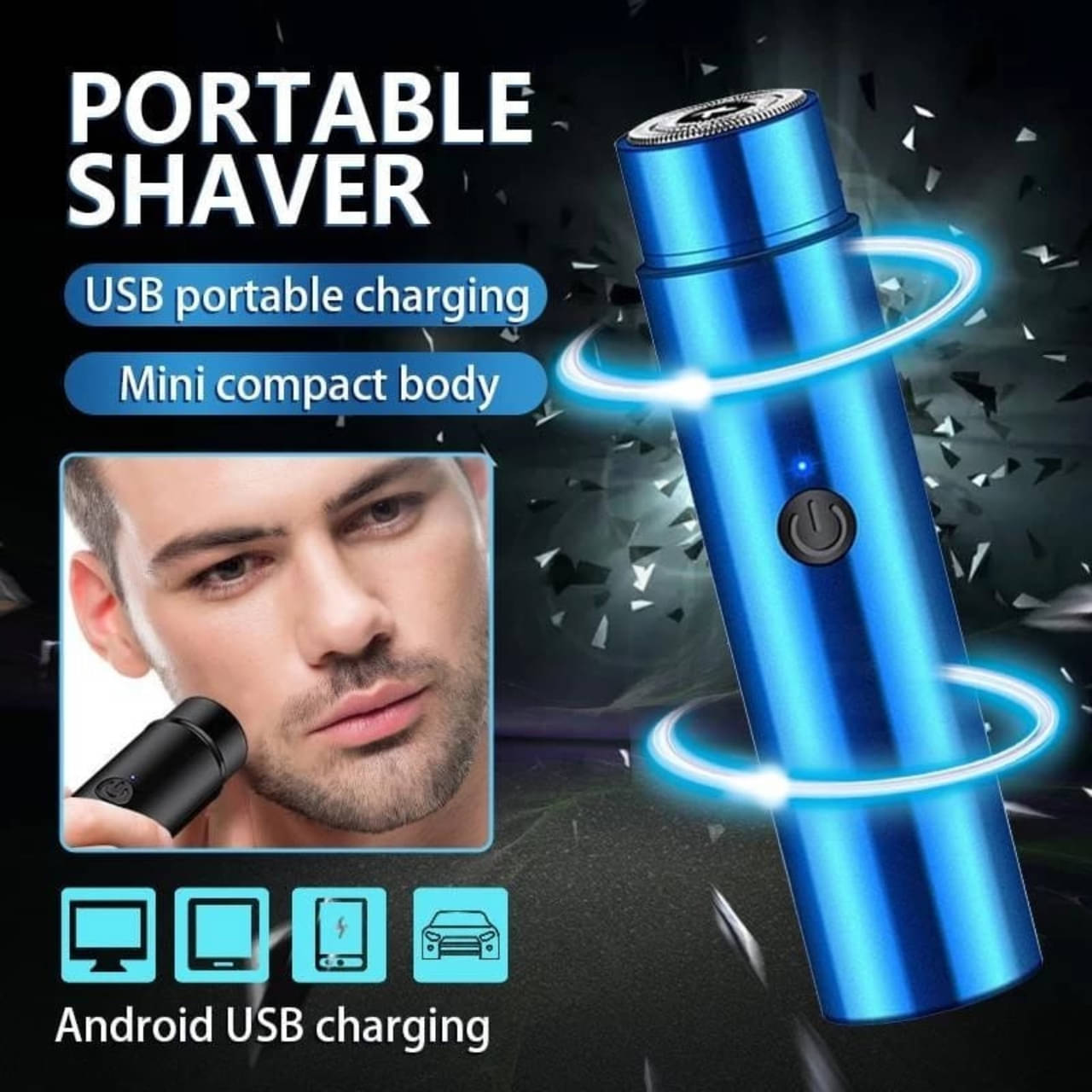     			ATALOG MINI TRIMMER SHAVER Blue Corded Bikini Area With 50 minutes Runtime