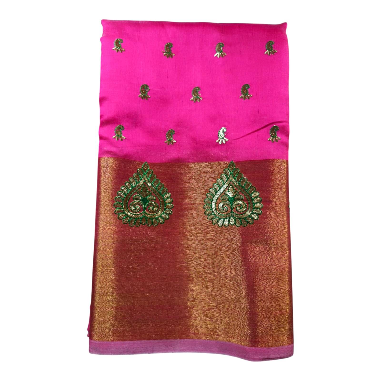    			Anaya Saree Art Silk Self Design Bandhani Sarees With Unstitched Blouse Piece ( Multicolor )