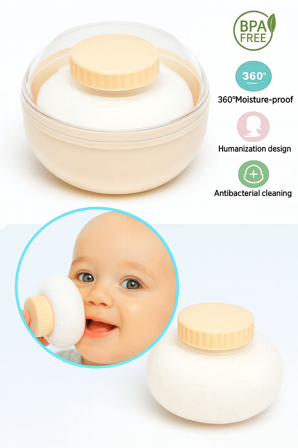     			BCD Natural Baby Powder 100 g ( 1 pcs )