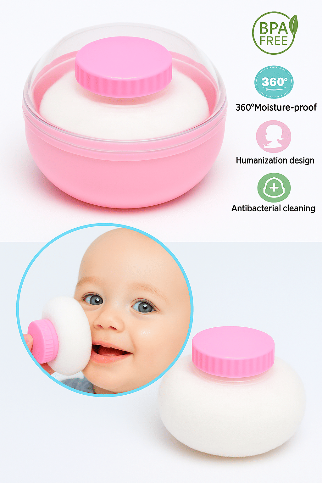     			BCD Natural Baby Powder 100 g ( 1 pcs )