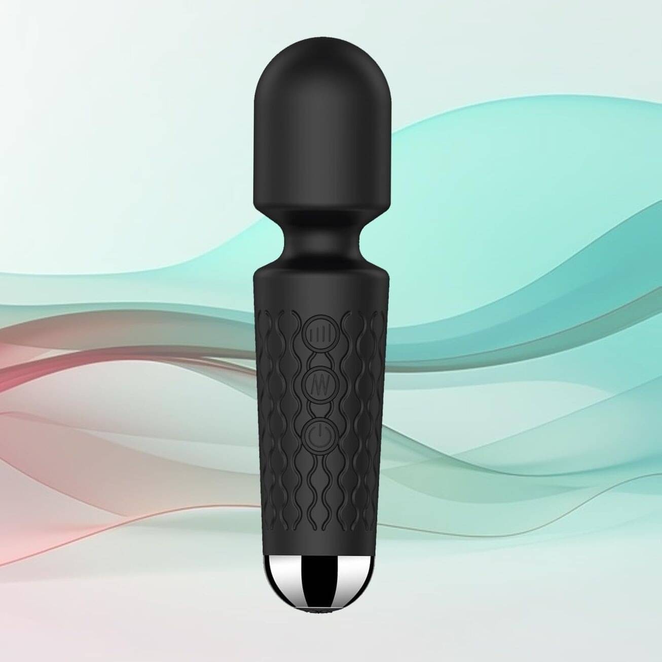 BOMX Power Wand Massager, Wireless Waterproof USB Rechargeable Massage Wand with 10 Powerful Speeds 20 Modes Vibration ,Mini Frequency for Muscle Aches & Sports Recovery     			BOMX Power Wand Massager, Wireless Waterproof USB Rechargeable Massage Wand with 10 Powerful Speeds 20 Modes Vibration ,Mini Frequency for Muscle Aches & Sports Recovery