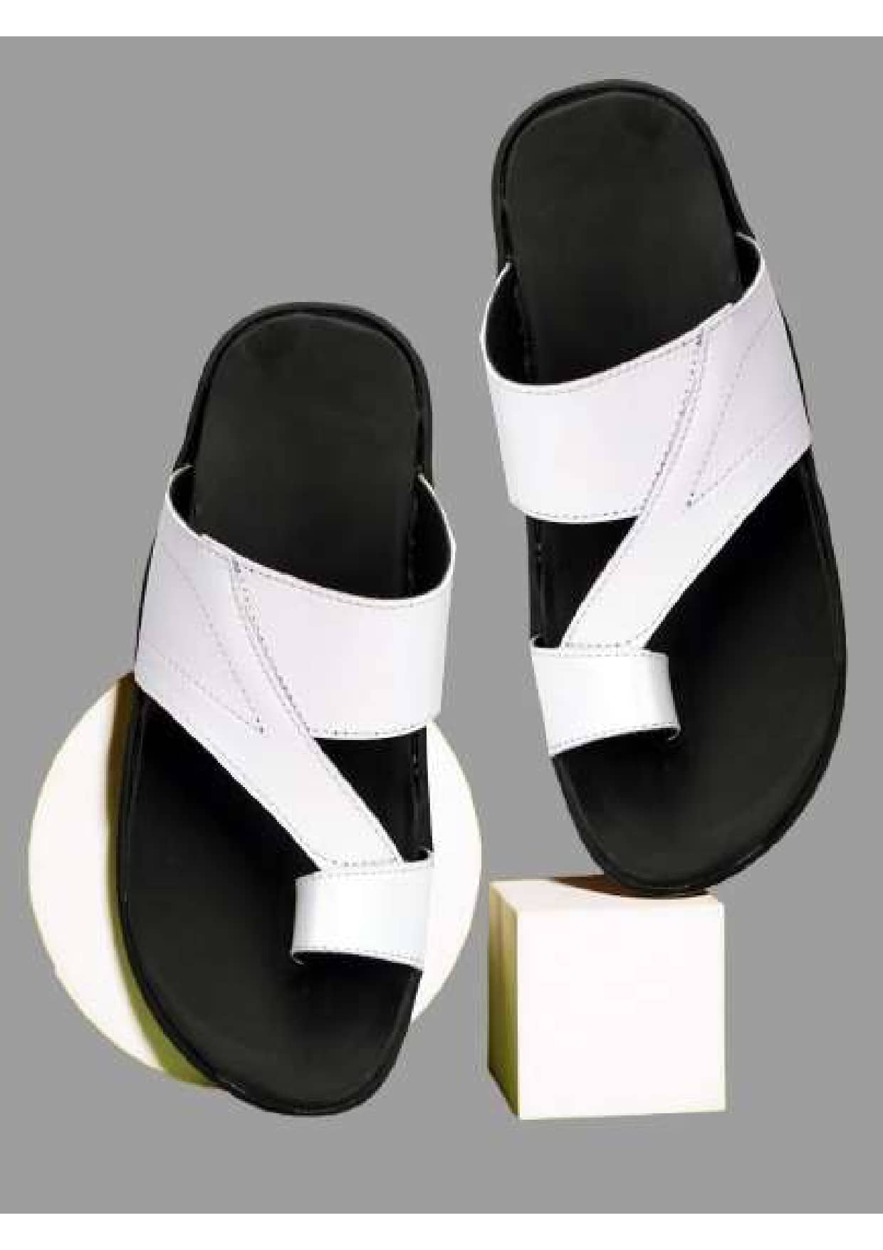 Buxton - White Men's Sandals