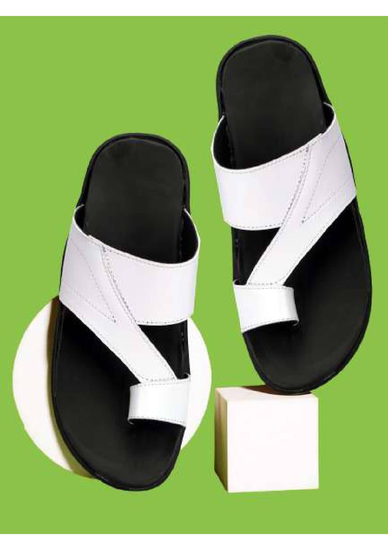 Buxton - White Men's Sandals