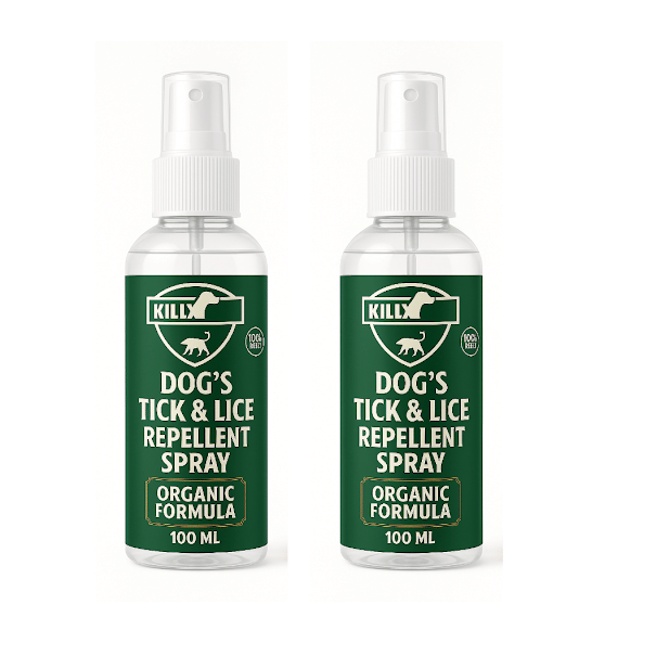     			Dogs Tick Spray 100ml | Herbal Flea & Tick Repellent for Pets | Pack of 2