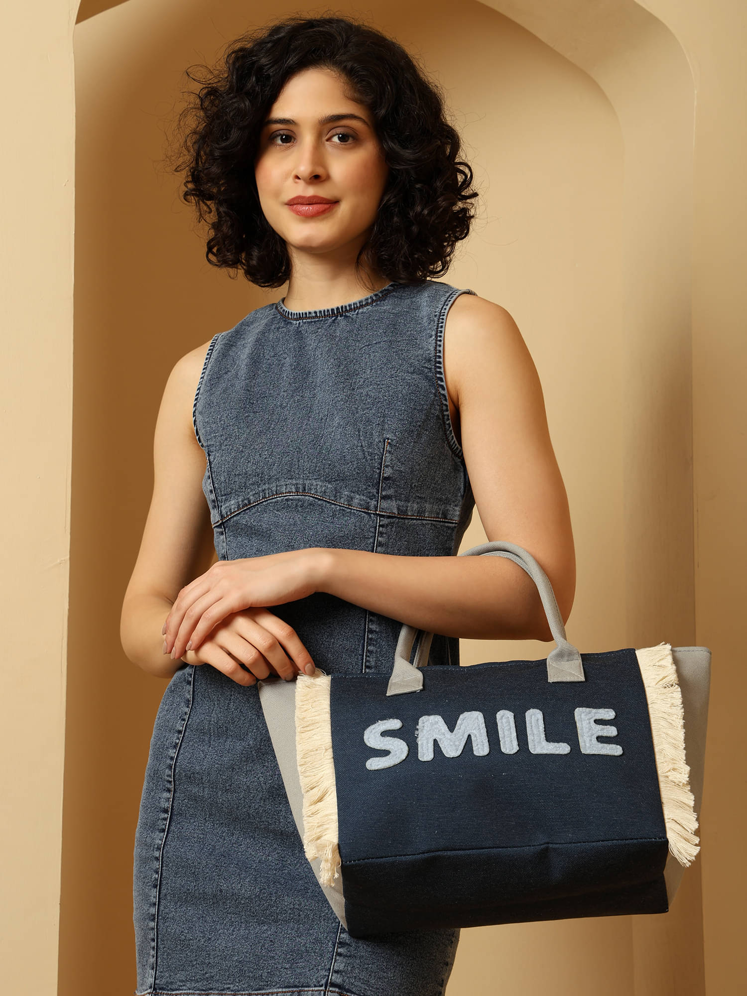     			ENSAC Tote Bag Cotton Set of 1 ( White )
