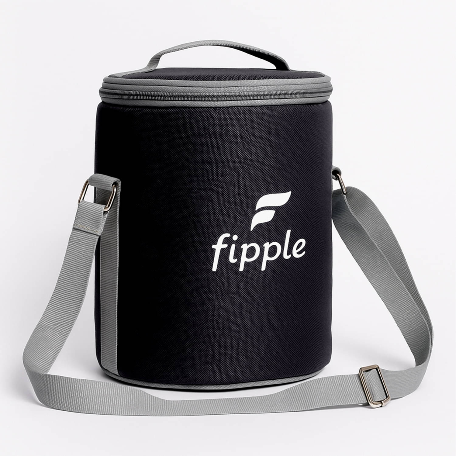     			FIPPLE Black Canvas Lunch Bag Pack of 1