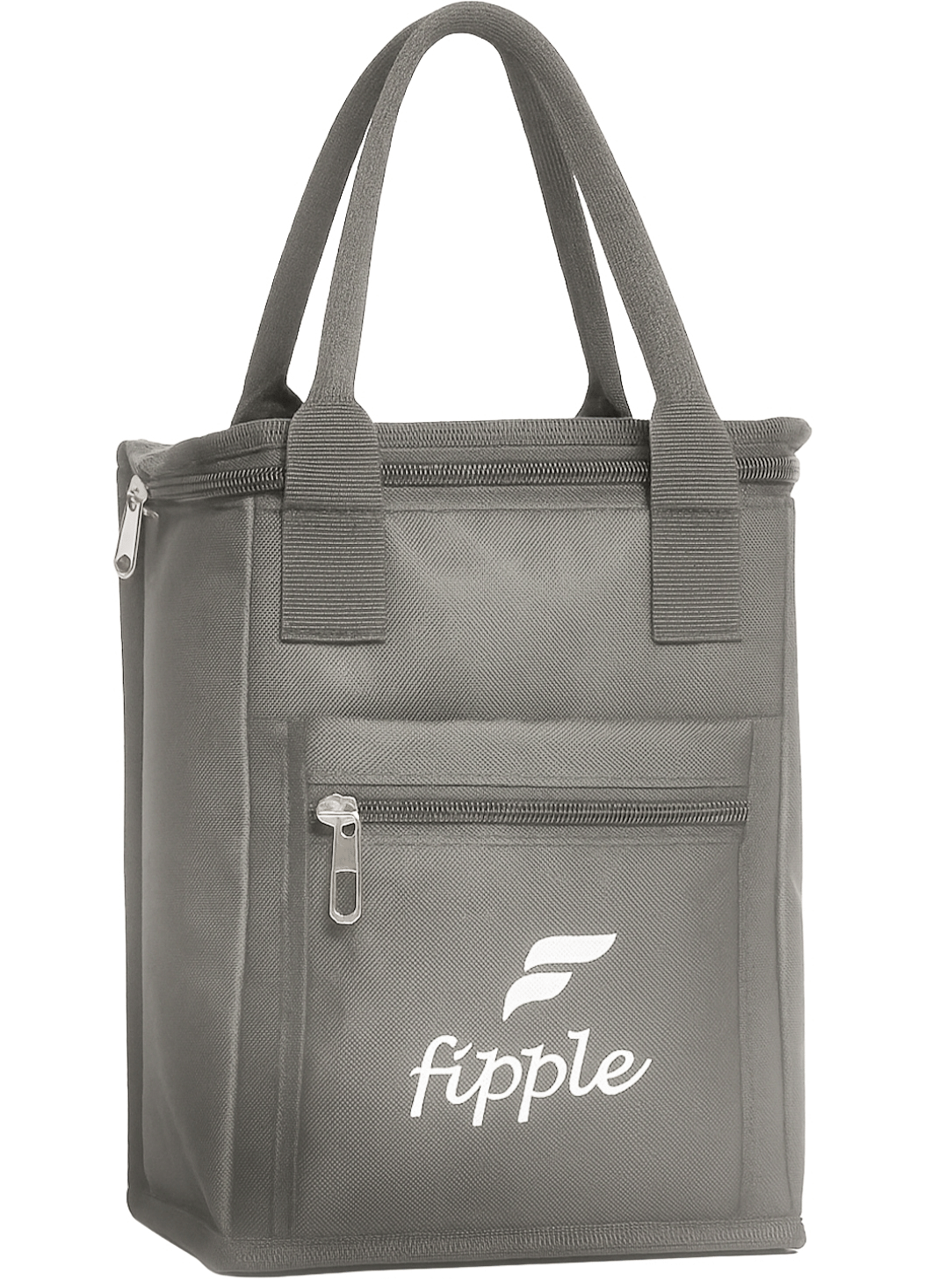     			FIPPLE Grey Canvas Lunch Bag Pack of 1