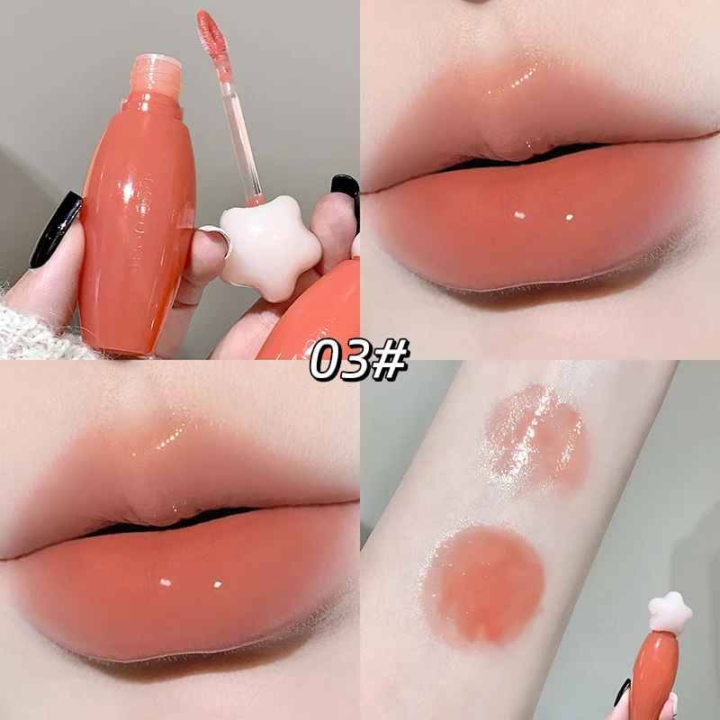     			GEGE BEAR Orange Glossy Lip Gloss 20