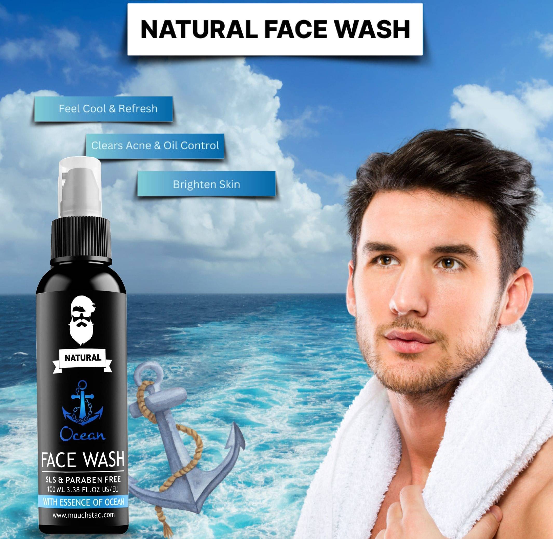     			GLAMITY - Aquatic Face Wash For All Skin Type ( Pack of 1 )