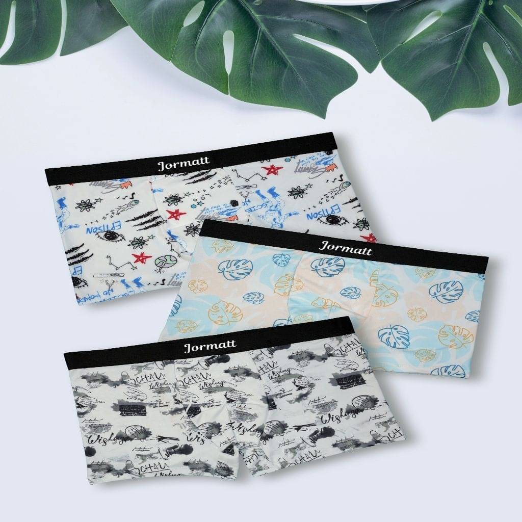     			JORMATTT Pack of 3 Nylon Trunks For Men's ( Multicolor )