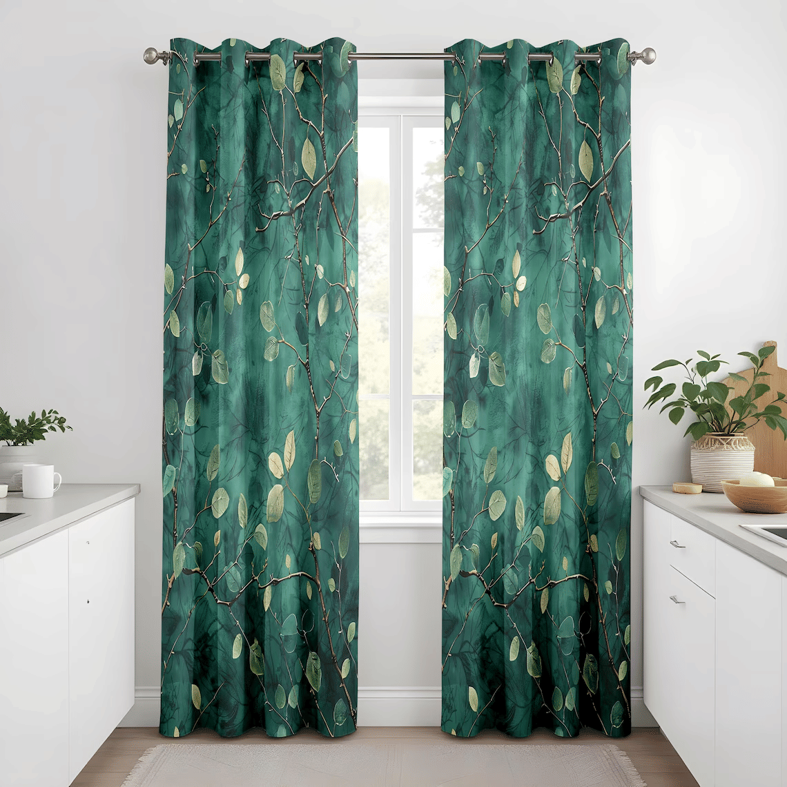 JV Creation Abstract Room Darkening Eyelet Curtain 9 ft ( Pack of 1 ) - Multicolor JV Creation Abstract Room Darkening Eyelet Curtain 9 ft ( Pack of 1 ) - Multicolor
