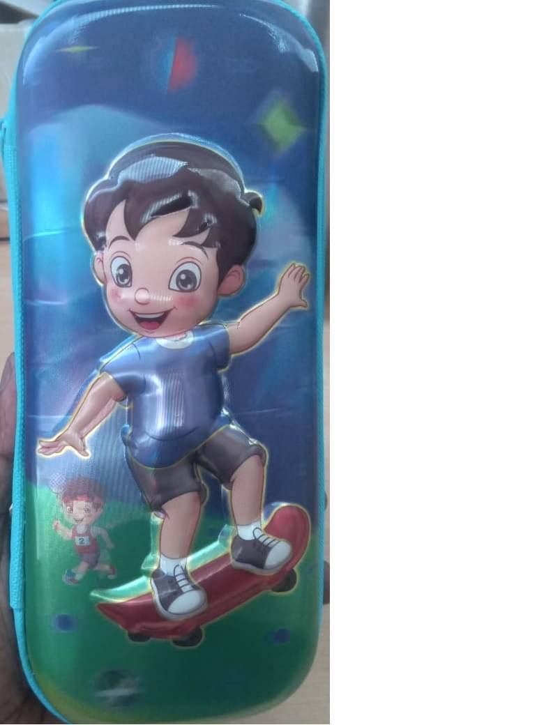     			Joymart -3D EVA Boy Scating Theme Pencil Case Large Capacity Pencil Pouch Bag Compass School Pouch Organizer for Students Kids Premium Stylish Pen Holder Pouch Stationery Box Return Gifts for Kids