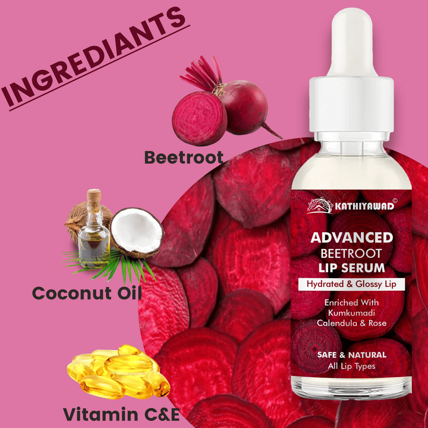KATHIYAWAD Natural Lip Balm ( Pack of 1 ) KATHIYAWAD Natural Lip Balm ( Pack of 1 )