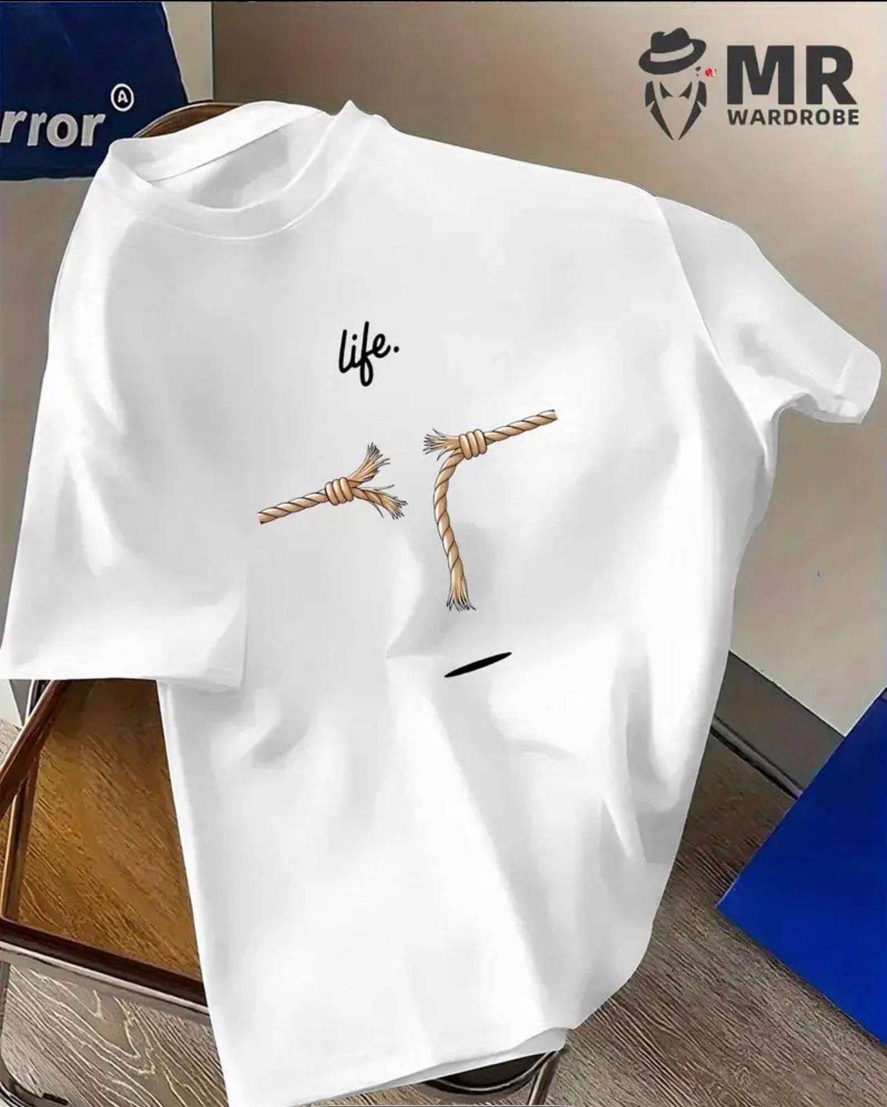 KM Men Cotton Blend Regular Fit Printed T-Shirt ( White ) KM Men Cotton Blend Regular Fit Printed T-Shirt ( White )