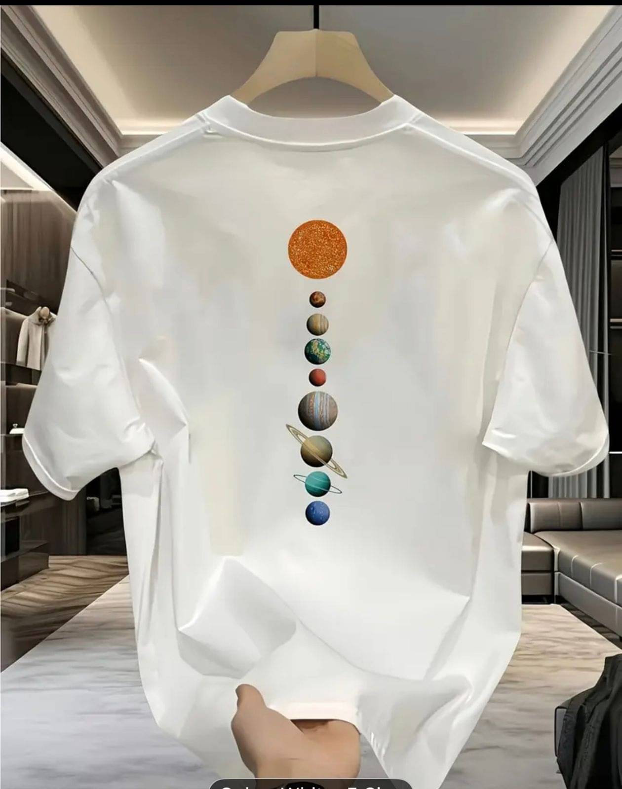 KM Men Cotton Blend Regular Fit Printed T-Shirt ( White )     			KM Men Cotton Blend Regular Fit Printed T-Shirt ( White )