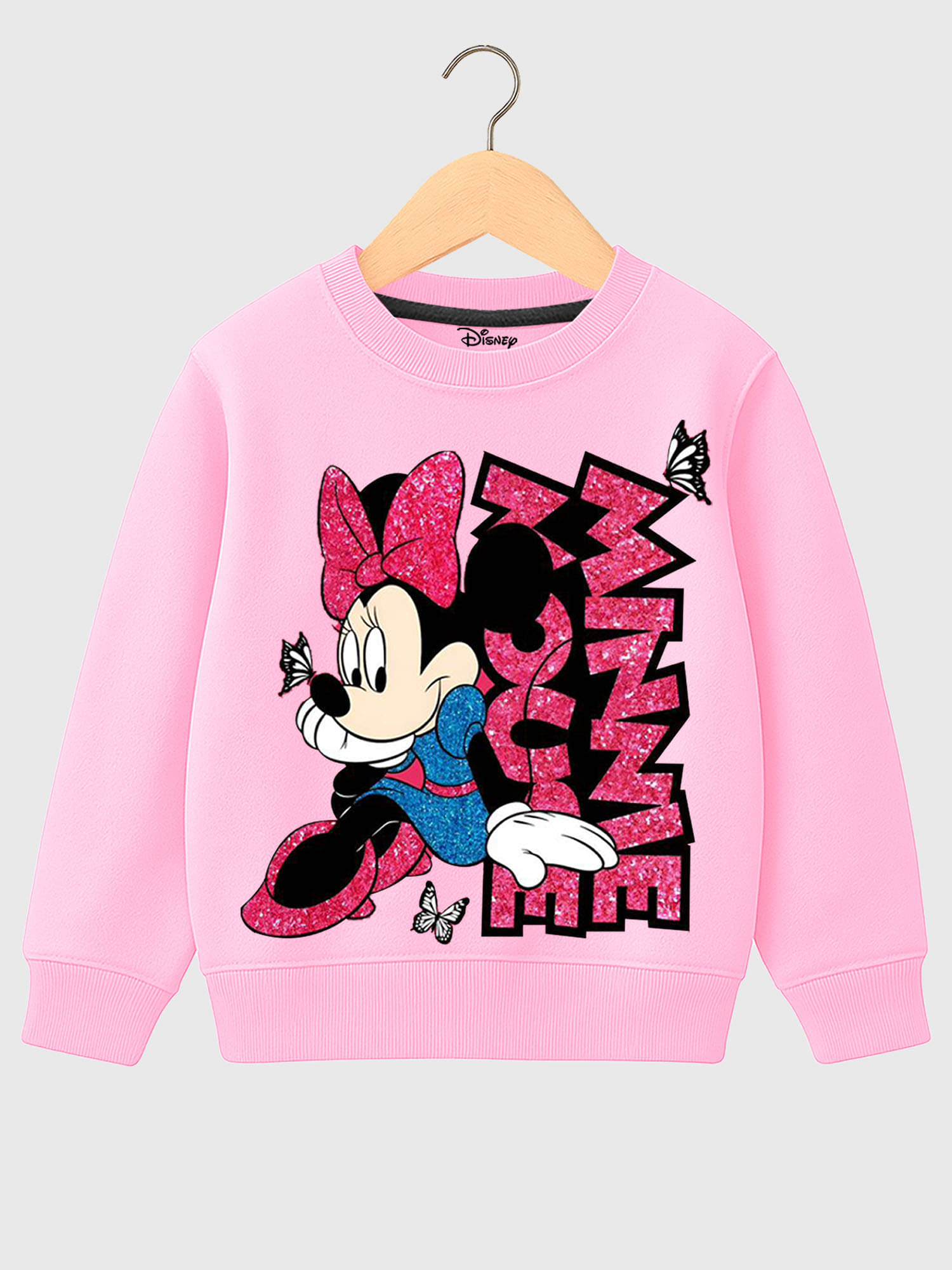     			Kuchipoo Pack of 1 Girls Fleece Sweatshirt ( Light Pink )