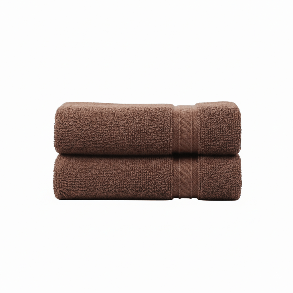 LOVIO STORE Cotton Solid Face Towel Below 300 GSM ( Pack of 2 ) - Brown LOVIO STORE Cotton Solid Face Towel Below 300 GSM ( Pack of 2 ) - Brown